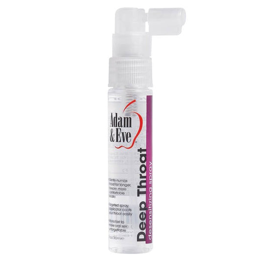 Adam & Eve Deep Throat Desensitizing Spray - Delay and Excite Sprays