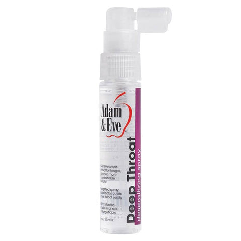 Adam & Eve Deep Throat Desensitizing Spray - Delay and Excite Sprays