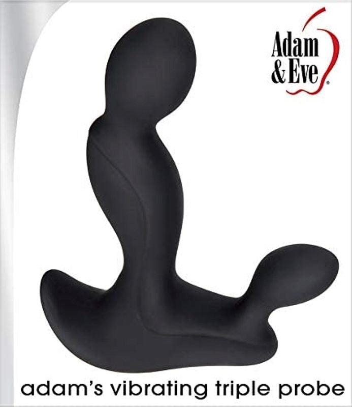 Adam and Eve Adam's Vibrating Triple Probe - - Prostate Toys