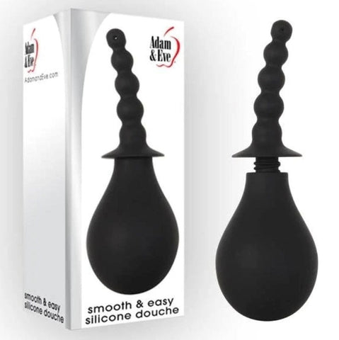Adam and Eve Smooth and Easy Silicone Douche - Anal Cleansing