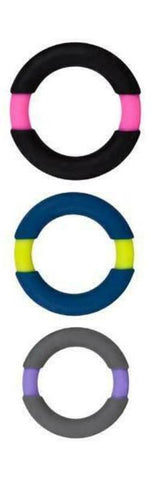 All Night Stand 3 Cock Ring Set - Cock Ring Sets