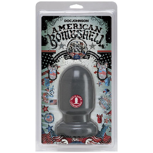 American Bombshell Shell Shock Gunmetal Small - Anal Dildos