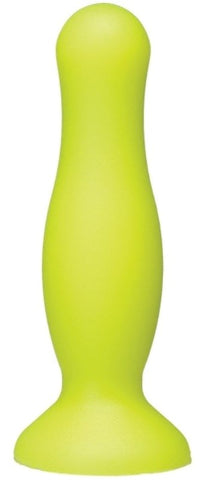 Doc Johnson American Pop Mode 4 inch Anal Plug Yellow - Butt Plugs