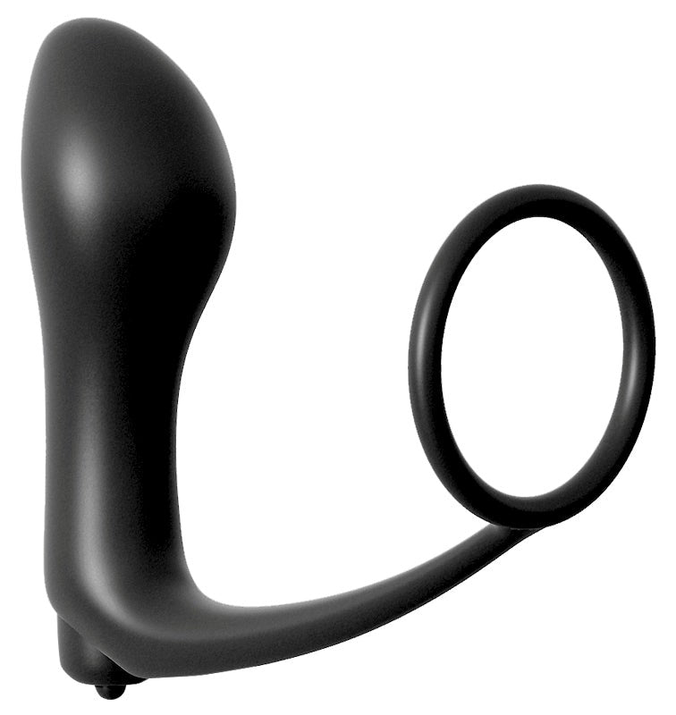 Anal Fantasy Collection Ass-Gasm Cockring Vibrating Plug - - Prostate Toys