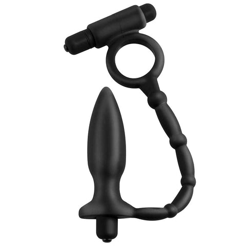 Anal Fantasy Collection Ass-Kicker With Cock Ring - Butt Plugs