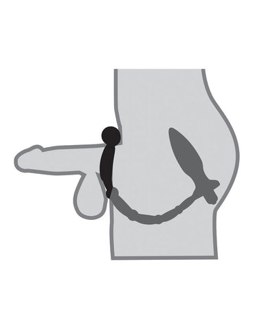 Anal Fantasy Collection Ass-Kicker With Cock Ring - Butt Plugs