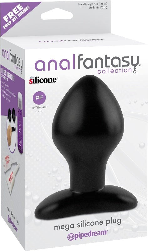 Anal Fantasy Collection Mega Silicone Plug - - Butt Plugs