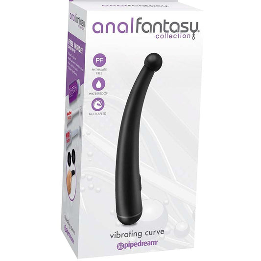 Anal Fantasy Collection Vibrating Curve Prostate Massager - Prostate Toys