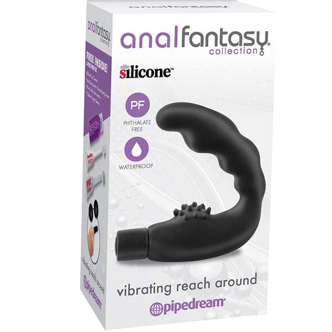 Anal Fantasy Collection Vibrating Reach Around P Spot Plug - Butt Plugs