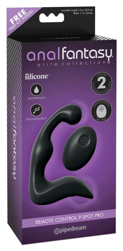 Anal Fantasy Elite Remote Control P-Spot Pro Massager - Butt Plugs