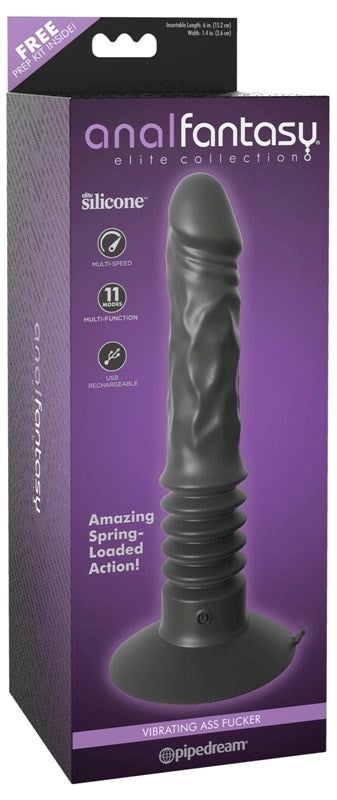 Anal Fantasy Elite Collection Vibrating Ass Fucker - - Anal Dildos