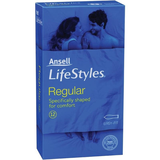 Ansell Lifestyle Regular Condoms With Hang Tab - Condoms
