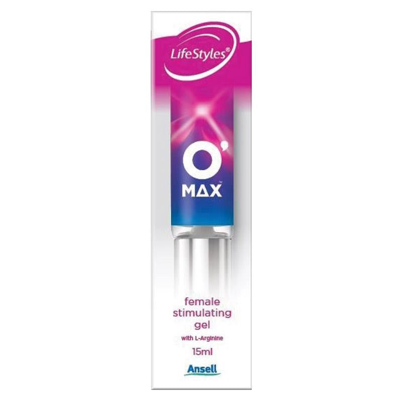 Ansell O Max Gel 15ml - Delay and Excite Sprays