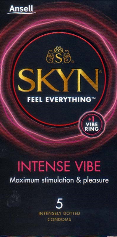 Ansell Skyn Intense Vibe Condoms - Condoms