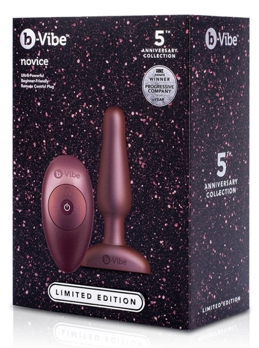 b-Vibe Novice Galaxy Plum Limited Edition - Anal Vibrators