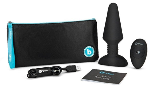 B-Vibe Rimming Plug XL - Powerful Vibrations and Unique Rimming Beads - Anal Vibrators