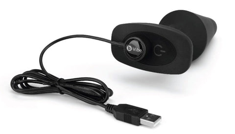 B-Vibe Rimming Plug XL - Powerful Vibrations and Unique Rimming Beads - Anal Vibrators