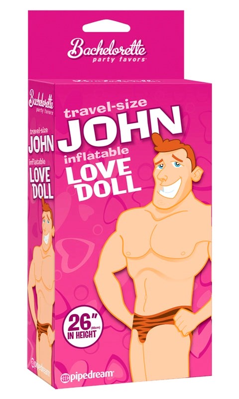 Pipedream Travel Size John Blow Up Inflatable Love Doll - Love Dolls
