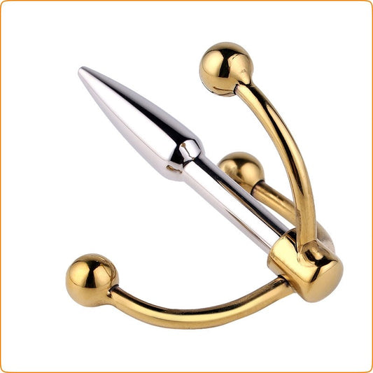 BDStyle Golden Claw Head Urethral Plug - Penis Plugs