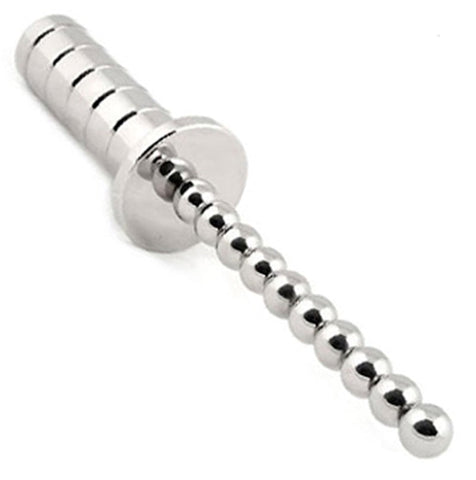 Beaded Anal or Vaginal Probe Steel - Anal Dildos