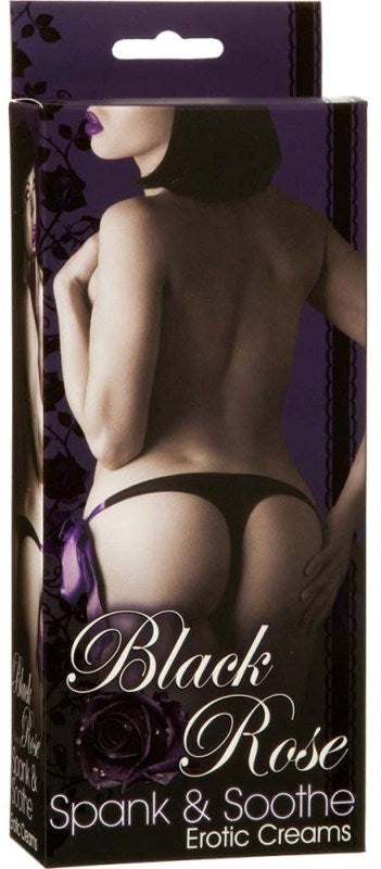 Doc Johnson Black Rose Spank and Soothe Erotic Creams - Delay and Excite Sprays