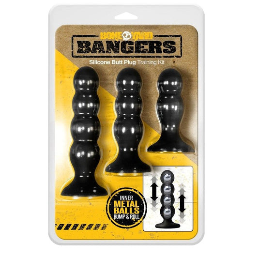 Boneyard Bangers Training Kit - Unleash Pleasure Beyond Imagination - Butt Plugs