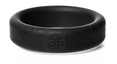 Boneyard Silicone Ring Black 30MM - - Stretchy Cock Rings