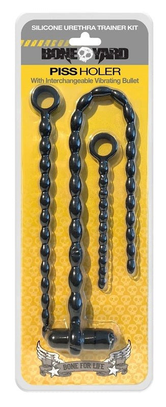 Boneyard Silicone Vibrating Urethra Trainer Kit - Cock Rings