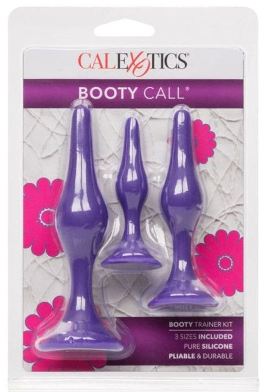 Booty Call Booty Silicone Anal Trainer Kit Purple - Butt Plugs