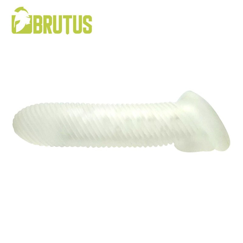 Brutus Almighty Ribbed Cocksheath 18cm - Pumps, Extenders and Sleeves