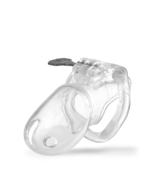 Brutus Stealth Chastity Cage Clear - Male Chastity