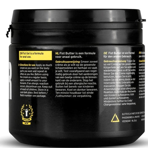 BUTTR Fisting Butter 500ml - Water Based Lubes
