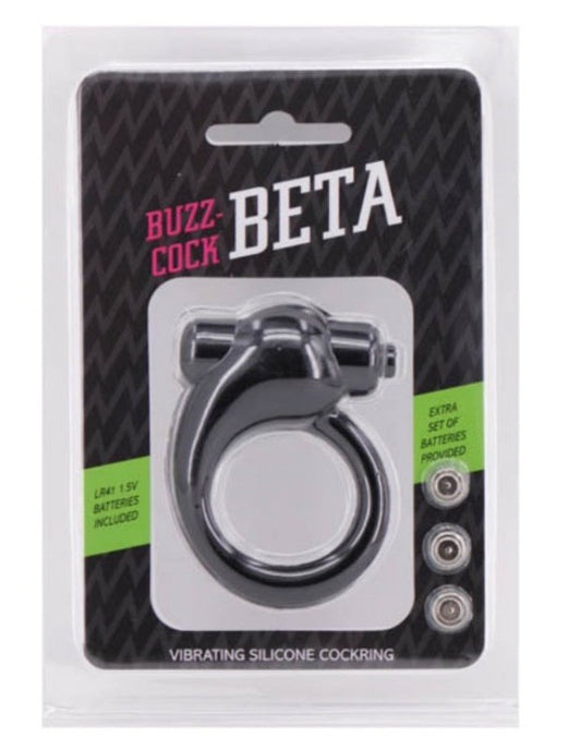 Buzz-Cock Beta Vibrating Silicone Cock Ring - Vibrating Cock Rings