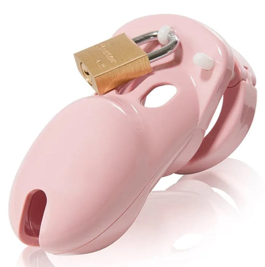 CB-3000 Chastity Cock Cage Set Pink - Male Chastity