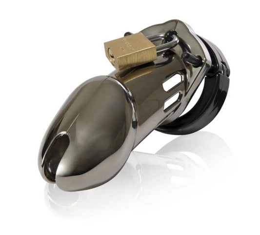 CB-6000 Chastity Cock Cage Kit Chrome - Male Chastity
