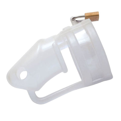 Chastity Cage Silicone Birdlocked-Transparent - Male Chastity
