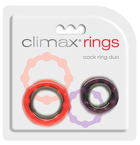 Climax Rings Cock Ring Duo - Stretchy Cock Rings