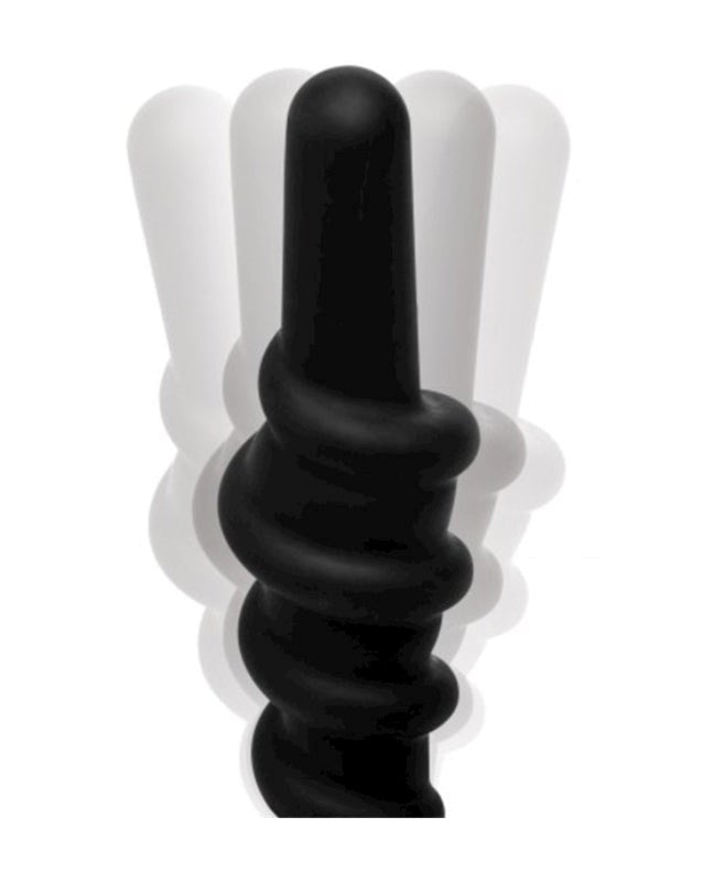 Coiled Vibrating Anal Plug with Controller - - Anal Vibrators