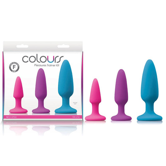 Unleash Colorful Bliss - NS Novelties Colours Pleasures Trainer Set - Butt Plugs