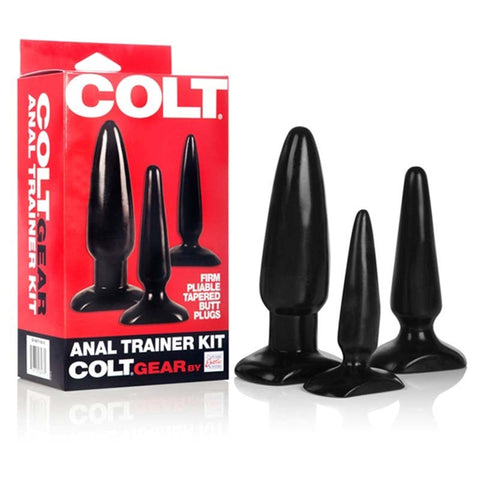 Colt Three Sizes Anal Plugs Trainer Kits - Prostate Toys