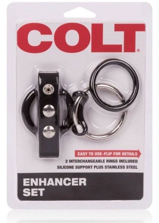 Colt Multi Purpose Male Erections Enhancer Set - Stretchy Cock Rings