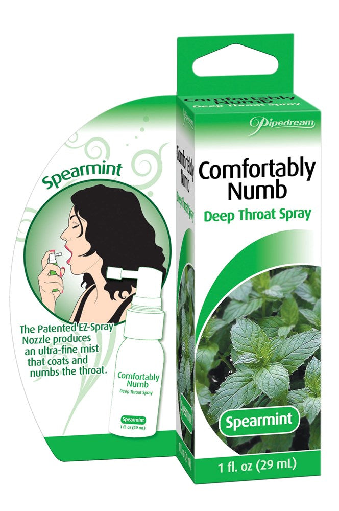 Pipedream Comfortably Numb Deep Throat Spray - Delay and Excite Sprays