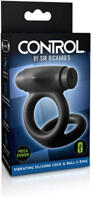 Sir Richards Control Vibrating Silicone Ball and Cock Ring - Vibrating Cock Rings