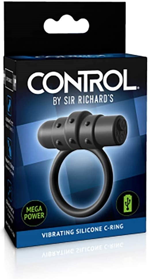 Sir Richards Control Vibrating Silicone Mens Cock Ring - Vibrating Cock Rings