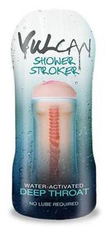 Cyberskin H2O Vulcan Shower Stroker Deep Throat - Masturbators and Strokers