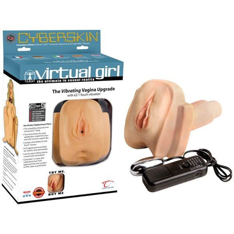 Cyberskin Virtual Girl Vibrating Vagina - Realistic Butts And Vaginas