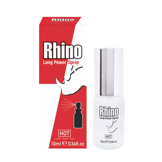 Hot Ero Rhino Natural Sex Delay Spray 10ml - Delay and Excite Sprays