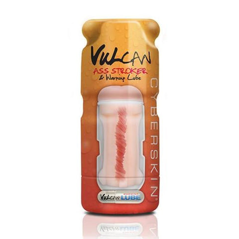 Cyberskin Vulcan Ass Stroker with Warming Lube - Masturbators and Strokers