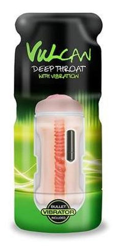 Cyberskin Vulcan Deep Throat Masturbator with Vibration - Masturbators and Strokers