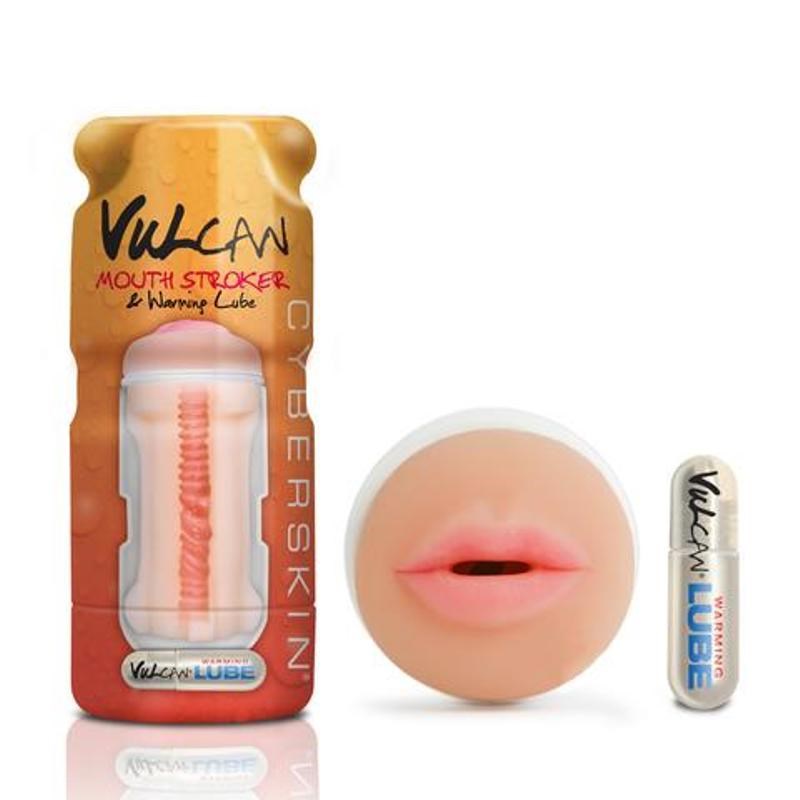 Cyberskin Vulcan Mouth Stroker with Warming Lube - Realistic Butts And Vaginas